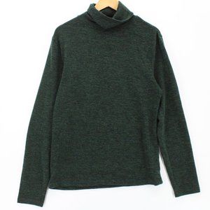 H2H Turtle Neck Sweater Mens Brown Pullover Long Sleeve Soft Cotton Blend Large